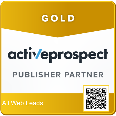 AWL – ActiveProspect Gold Publisher Partner badge